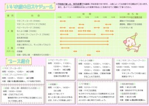 スケジュール
